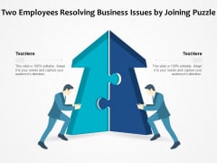 Two Employees Resolving Business Issues By Joining Puzzle Ppt PowerPoint Presentation File Graphics PDF Two Employees Resolving Business Issues By Joining Puzzle Ppt PowerPoint Presentation File Graphics PDF