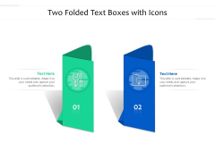 Two Folded Text Boxes With Icons Ppt PowerPoint Presentation Icon Deck PDF Two Folded Text Boxes With Icons Ppt PowerPoint Presentation Icon Deck PDF