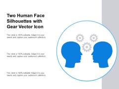 Two Human Face Silhouettes With Gear Vector Icon Ppt PowerPoint Presentation Infographics Sample PDF Two Human Face Silhouettes With Gear Vector Icon Ppt PowerPoint Presentation Infographics Sample PDF