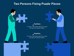 Two Persons Fixing Puzzle Pieces Ppt PowerPoint Presentation File Slides PDF Two Persons Fixing Puzzle Pieces Ppt PowerPoint Presentation File Slides PDF