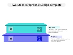 Two Steps Infographic Design Template Ppt PowerPoint Presentation Gallery Background Images PDF