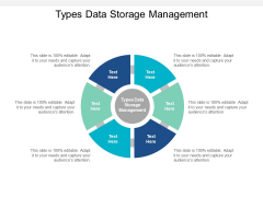 Types Data Storage Management Ppt PowerPoint Presentation Infographics Topics Cpb