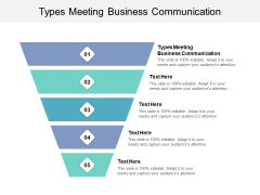 Types Meeting Business Communication Ppt PowerPoint Presentation Portfolio Design Ideas Cpb Types Meeting Business Communication Ppt PowerPoint Presentation Portfolio Design Ideas Cpb