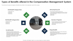Types Of Benefits Offered In The Compensation Management System Summary PDF