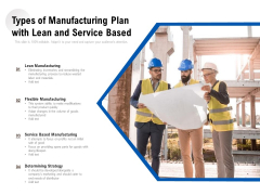 Types Of Manufacturing Plan With Lean And Service Based Ppt PowerPoint Presentation Gallery Portrait PDF Types Of Manufacturing Plan With Lean And Service Based Ppt PowerPoint Presentation Gallery Portrait PDF