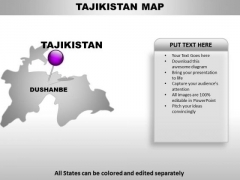 Tajikistan Country PowerPoint Maps Tajikistan Country PowerPoint Maps