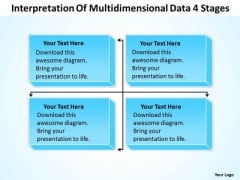 Template For Organizational Chart Of Multidimensional Data 4 Stages PowerPoint Templates Template For Organizational Chart Of Multidimensional Data 4 Stages PowerPoint Templates