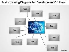 Timeline Brainstorming Diagram For Development Of Ideas
