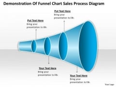 Timeline Demonstration Of Funnel Chart Sales Process Diagram 4 Stages