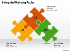 Timeline PowerPoint Template 3 Integrated Marketing Puzzles Timeline PowerPoint Template 3 Integrated Marketing Puzzles