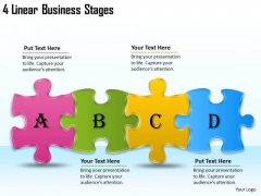Timeline PowerPoint Template 4 Linear Business Stages Timeline PowerPoint Template 4 Linear Business Stages