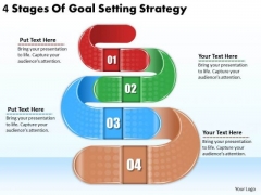 Timeline PowerPoint Template 4 Stages Of Goal Setting Strategy Timeline PowerPoint Template 4 Stages Of Goal Setting Strategy