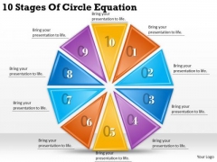 Timeline Ppt Template 10 Stages Of Circle Equation Timeline Ppt Template 10 Stages Of Circle Equation
