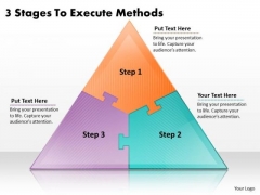 Timeline Ppt Template 3 Stages To Execute Methods Timeline Ppt Template 3 Stages To Execute Methods