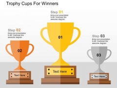Trophy Cups For Winners PowerPoint Templates Trophy Cups For Winners PowerPoint Templates