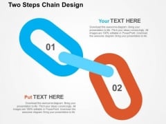 Two Steps Chain Design PowerPoint Templates Two Steps Chain Design PowerPoint Templates