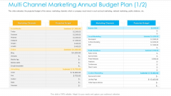 Unified Business Consumer Marketing Strategy Multi Channel Marketing Annual Budget Plan Budget Background PDF Unified Business Consumer Marketing Strategy Multi Channel Marketing Annual Budget Plan Budget Background PDF