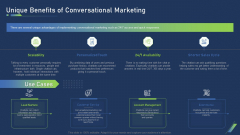 Unique Benefits Of Conversational Marketing Ppt Pictures Sample PDF