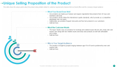 Unique Selling Proposition Of The Product Ppt Summary Gridlines PDF Unique Selling Proposition Of The Product Ppt Summary Gridlines PDF