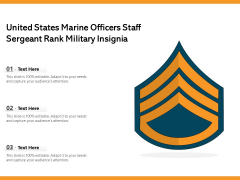 United States Marine Officers Staff Sergeant Rank Military Insignia Ppt PowerPoint Presentation Inspiration Graphics PDF