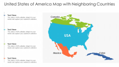 United States Of America Map With Neighboring Countries Ppt PowerPoint Presentation File Master Slide PDF United States Of America Map With Neighboring Countries Ppt PowerPoint Presentation File Master Slide PDF