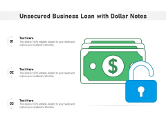 Unsecured Business Loan With Dollar Notes Ppt PowerPoint Presentation File Brochure PDF Unsecured Business Loan With Dollar Notes Ppt PowerPoint Presentation File Brochure PDF