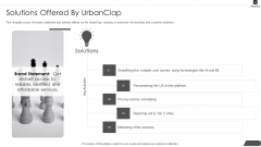 Urbanclap Capital Raising Solutions Offered By Urbanclap Topics PDF