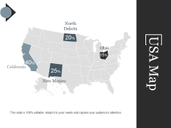 usa map for powerpoint