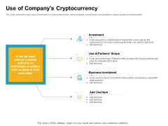 Use Of Companys Cryptocurrency Information PDF