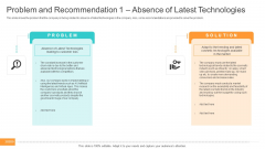 Utilization Of Current Techniques To Improve Efficiency Case Competition Problem And Recommendation 1 Absence Of Latest Technologies Rules PDF Utilization Of Current Techniques To Improve Efficiency Case Competition Problem And Recommendation 1 Absence Of Latest Technologies Rules PDF