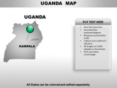 Uganda Country PowerPoint Maps Uganda Country PowerPoint Maps