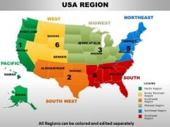 Usa Rocky Mountain Region Country PowerPoint Maps Usa Rocky Mountain Region Country PowerPoint Maps