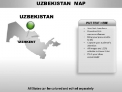 Uzbekistan Country PowerPoint Maps Uzbekistan Country PowerPoint Maps