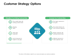 Value Creation Initiatives Customer Strategy Options Ppt Styles Examples PDF Value Creation Initiatives Customer Strategy Options Ppt Styles Examples PDF