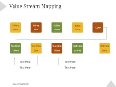 Value Stream Mapping Ppt PowerPoint Presentation Show