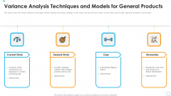 Variance Analysis Techniques And Models For General Products Designs PDF