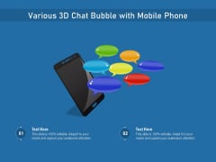 Various 3D Chat Bubble With Mobile Phone Ppt PowerPoint Presentation File Design Inspiration PDF Various 3D Chat Bubble With Mobile Phone Ppt PowerPoint Presentation File Design Inspiration PDF