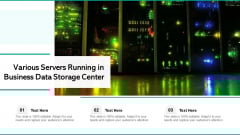 Various Servers Running In Business Data Storage Center Ppt PowerPoint Presentation File Format PDF Various Servers Running In Business Data Storage Center Ppt PowerPoint Presentation File Format PDF