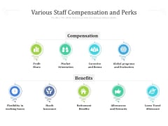 Various Staff Compensation And Perks Ppt PowerPoint Presentation Show Slide Portrait PDF Various Staff Compensation And Perks Ppt PowerPoint Presentation Show Slide Portrait PDF