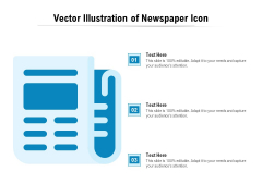 Vector Illustration Of Newspaper Icon Ppt PowerPoint Presentation Gallery Professional PDF Vector Illustration Of Newspaper Icon Ppt PowerPoint Presentation Gallery Professional PDF