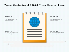 Vector Illustration Of Official Press Statement Icon Ppt PowerPoint Presentation File Diagrams PDF Vector Illustration Of Official Press Statement Icon Ppt PowerPoint Presentation File Diagrams PDF