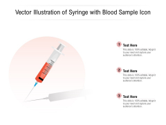 Vector Illustration Of Syringe With Blood Sample Icon Ppt PowerPoint Presentation Slides Display PDF Vector Illustration Of Syringe With Blood Sample Icon Ppt PowerPoint Presentation Slides Display PDF