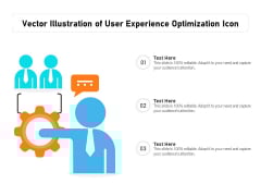 Vector Illustration Of User Experience Optimization Icon Ppt PowerPoint Presentation Pictures Example PDF Vector Illustration Of User Experience Optimization Icon Ppt PowerPoint Presentation Pictures Example PDF