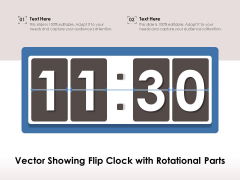Vector Showing Flip Clock With Rotational Parts Ppt PowerPoint Presentation File Summary PDF Vector Showing Flip Clock With Rotational Parts Ppt PowerPoint Presentation File Summary PDF