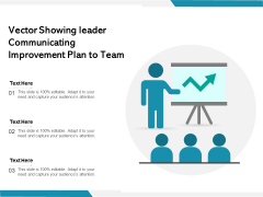 Vector Showing Leader Communicating Improvement Plan To Team Ppt PowerPoint Presentation Outline Diagrams PDF Vector Showing Leader Communicating Improvement Plan To Team Ppt PowerPoint Presentation Outline Diagrams PDF