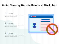Vector Showing Website Banned At Workplace Ppt PowerPoint Presentation Pictures Tips PDF Vector Showing Website Banned At Workplace Ppt PowerPoint Presentation Pictures Tips PDF