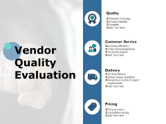 Vendor Quality Evaluation Ppt PowerPoint Presentation Slides Brochure Vendor Quality Evaluation Ppt PowerPoint Presentation Slides Brochure