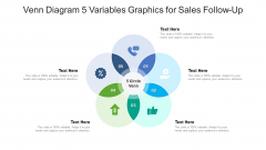 Venn Diagram 5 Variables Graphics For Sales Follow Up Ppt PowerPoint Presentation Gallery Example File PDF