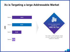 Venture Capital Funding For Firms Xx Is Targeting A Large Addressable Market Ppt Infographics Brochure PDF Venture Capital Funding For Firms Xx Is Targeting A Large Addressable Market Ppt Infographics Brochure PDF
