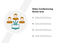 Video Conferencing Vector Icon Ppt PowerPoint Presentation Layouts Background Images